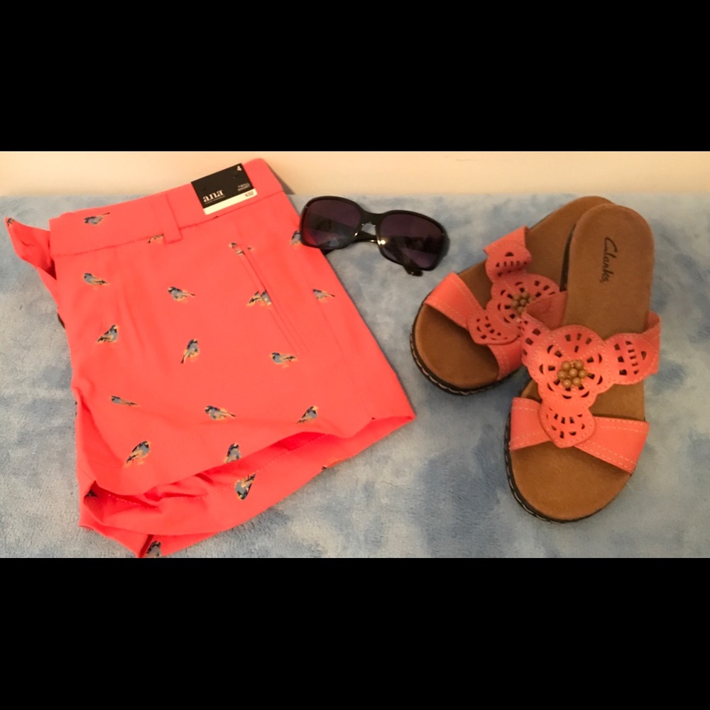 A.n.a Pink Twill shorts